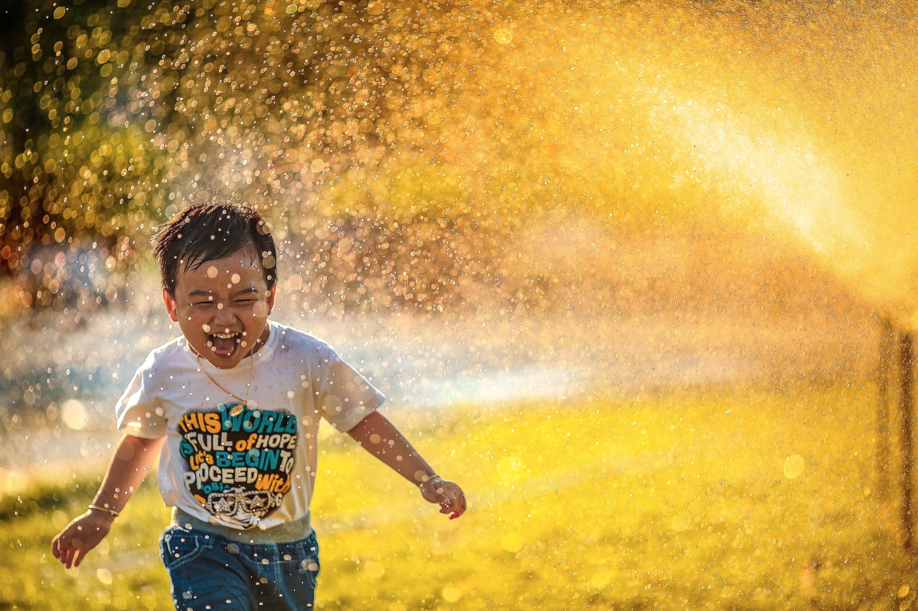 children playing outdoors