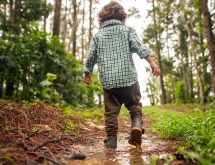 child in nature